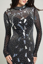 Load image into Gallery viewer, Mirrors &amp; Rhinestones Mini Dress