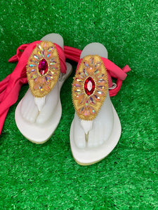 Rhinestones Handmade Sandals, Wedding, Summer Sandals