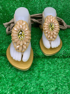 Rhinestones Handmade Sandals, Wedding, Summer Sandals