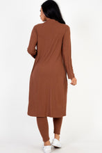 Cargar imagen en el visor de la galería, Ribbed Long Cardigan &amp; Leggings Set