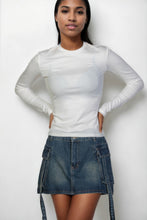 Load image into Gallery viewer, Ribbed Round Neck Long Sleeve Top