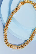 Charger l&#39;image dans la galerie, Brass Curb Chain Necklace