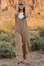 Charger l&#39;image dans la galerie, Double Take Full Size V-Neck Sleeveless Jumpsuit with Pockets