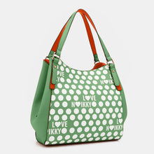 Charger l&#39;image dans la galerie, Nicole Lee USA Contrast Polka Dot Handbag