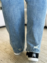 Load image into Gallery viewer, Judy Blue Full Size High Waist Distressed Straight Jeans