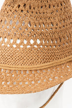 Load image into Gallery viewer, Fame Rope Strap Straw Braided Hat