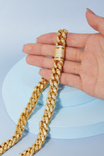 Charger l&#39;image dans la galerie, Brass Curb Chain Necklace