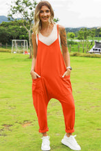 Load image into Gallery viewer, Double Take Full Size Sleeveless V-Neck Pocketed Jumpsuit