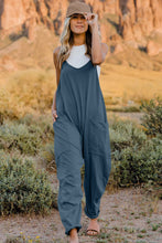 Charger l&#39;image dans la galerie, Double Take Full Size V-Neck Sleeveless Jumpsuit with Pockets