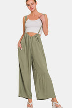 Charger l&#39;image dans la galerie, Zenana Pocketed Wide Strap Wide Leg Overalls