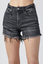 Cargar imagen en el visor de la galería, RISEN Raw Hem Denim Shorts with Pockets