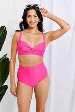 Charger l&#39;image dans la galerie, Marina West Swim Take A Dip Twist High-Rise Bikini in Pink