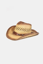 Load image into Gallery viewer, Fame Cutout Wide Brim Straw Hat