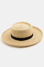 Load image into Gallery viewer, Fame Wide Brim Straw Weave Hat
