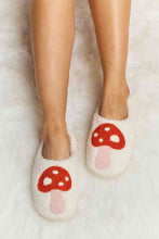 Cargar imagen en el visor de la galería, Melody Mushroom Print Plush Slide Slippers