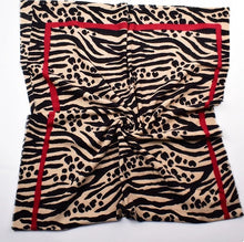 Load image into Gallery viewer, Winter Shawl Zebra Print Acrylic Scarf/ Unisex Scarf/ Warm Scarf