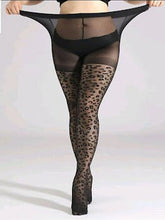 Load image into Gallery viewer, Leopard Print Tights (Regular/Plus size)