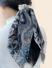 Load image into Gallery viewer, Pearl Scrunchy Print Scarf