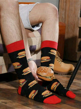 Load image into Gallery viewer, Unisex Burger Design Socks