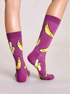 Unisex Banana Design Socks