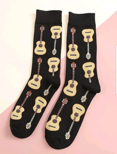 Unisex Guitar Design Socks