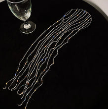 Load image into Gallery viewer, Luxury Rhinestone Long Tassel Headband