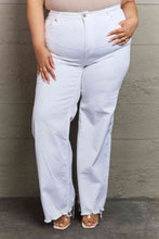 Load image into Gallery viewer, RISEN Raelene Full Size High Waist Wide Leg Jeans in White