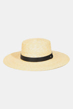 Charger l&#39;image dans la galerie, Fame Flat Brim Straw Weave Hat