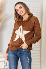 Load image into Gallery viewer, Heimish Full Size Star Graphic Hooded Sweater