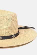 Load image into Gallery viewer, Fame Belt Strap Straw Hat