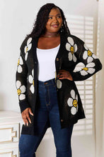 Load image into Gallery viewer, Double Take Floral Button Down Longline Cardigan