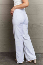 Charger l&#39;image dans la galerie, RISEN Raelene Full Size High Waist Wide Leg Jeans in White