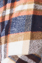 Cargar imagen en el visor de la galería, Double Take Plaid Button Front Shirt Jacket with Breast Pockets