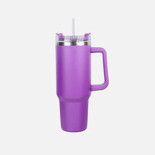 Charger l&#39;image dans la galerie, Stainless Steel Tumbler with Handle and Straw