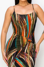 Cargar imagen en el visor de la galería, Split Thigh Multicolor Long Dress