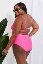 Charger l&#39;image dans la galerie, Marina West Swim Take A Dip Twist High-Rise Bikini in Pink