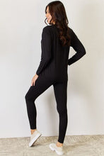 Load image into Gallery viewer, JULIA Round Neck Long Sleeve T-Shirt and Leggings Set