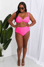 Cargar imagen en el visor de la galería, Marina West Swim Take A Dip Twist High-Rise Bikini in Pink