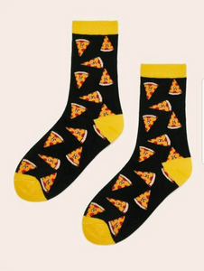 Unisex Pizza Design Socks