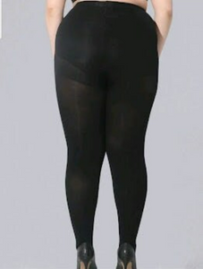 80D Women Plus Size Solid Tights