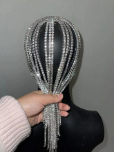 Load image into Gallery viewer, Luxury Stonefans Long Tassel Rhinestone Head Chain