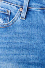 Cargar imagen en el visor de la galería, Kancan Full Size Distressed Raw Hem Bootcut Jeans